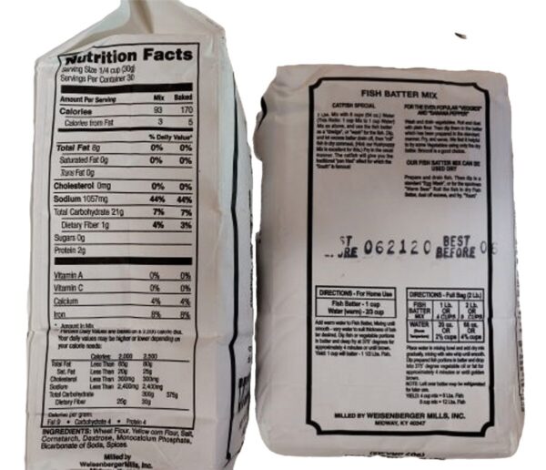 Weisenberger Fish Batter Mix Two Pack