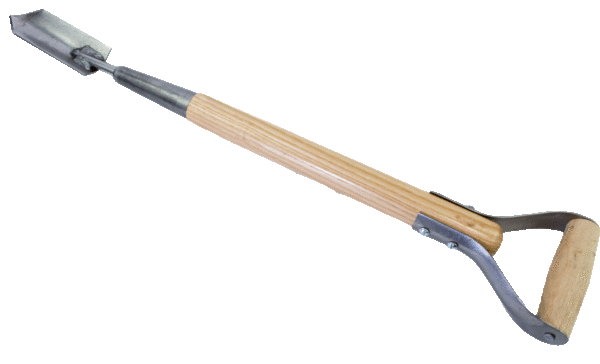 Wooden Handle Trowel with D-Grip Handle