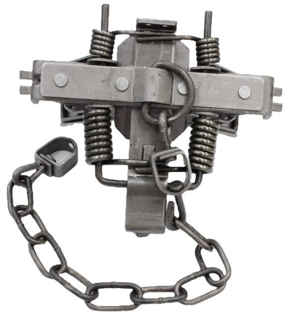 Duke #2 Square Jaw 4x4 Offset Coil Spring Trap