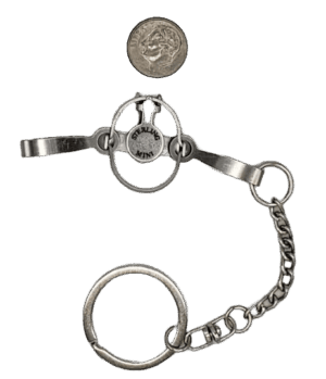 Sterling Mini Trap Key Chain