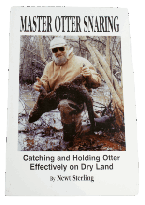 The cover of Newt Sterling - Master Otter Snaring shows someone holding an otter in a wooded area.