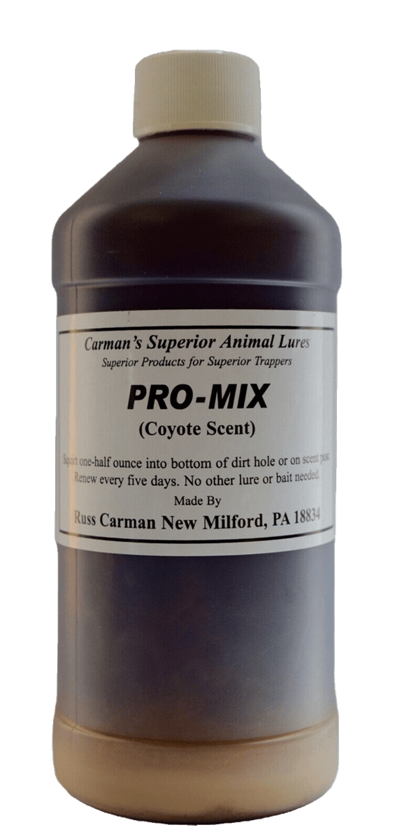 thumbnail image 2 of Russ Carman's 1 Oz. Trapping Lures - Classic Glass Bottle - Choose Your Type 2 of 3