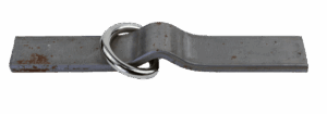 A rectangular metal strip with a wavy center, linked to Trap Baseplates - 1 Inch.