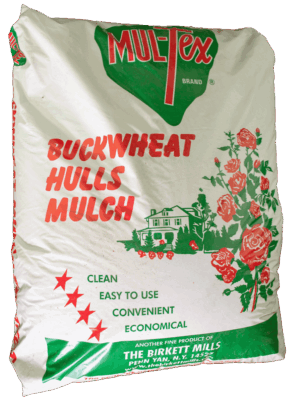Mulch Bag with Resealable Trap Bedding Design, Easy-to-Use Buckwheat Hulls Mulch for Economy and Decorative Roses.