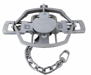 MB 550 CL Coil Spring Trap (MB550 RC) with spring and chain shown on a plain background.